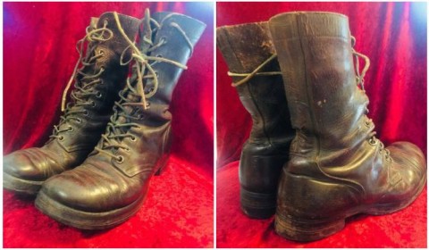 I - MILITARIA STORICA -  - US ARMY  STIVALETTI  DA LANCIO PARACADUTISTI