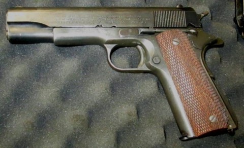 F - ARMI DISATTIVATE -  - PISTOLA COLT  1911  REMINGTON USMC.
