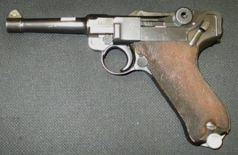 E - ARMI ATTIVE -  - PISTOLA  LUGER P.08  S/42  1937