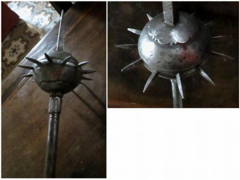 C - ARMI ANTICHE - ARMI DA BOTTA  (BO) - �BULAWA�  MAZZA CHIODATA UNGHERESE  SEC..XVII