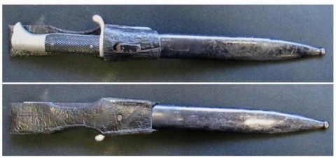 D - ARMI BIANCHE -  - BAIONETTA M.98  DA PARATA PER NCO CON DRAGONA.