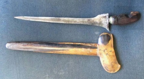 C - ARMI ANTICHE -  - KRIS  GIAVA  SEC. XIX  LAMA PAMOR  (3)