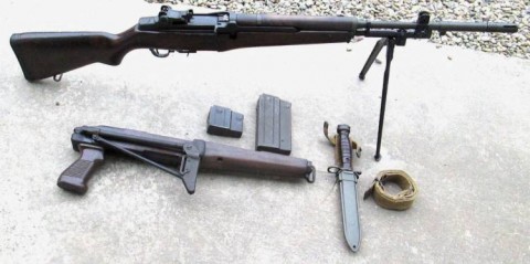 E - ARMI ATTIVE -  - FUCILE BM.59 FANTERIA/TRUPPE ALPINE + ACCESSORI