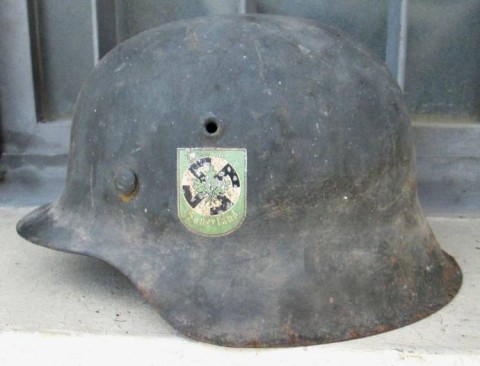 I - MILITARIA STORICA -  - ELMETTO M.42  �FREIKORPS SAUERLAND� MONODECAL.