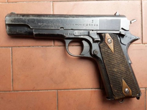  -  - PISTOLA KONGSBERG M.1914   �1941�  Cal. 11,25 mm. (.45 ACP).