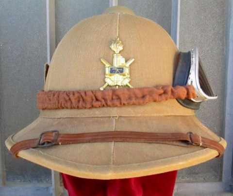 I - MILITARIA STORICA -  - CASCO COLONIALE CC.NN. MITRAGLIERE  AOI.