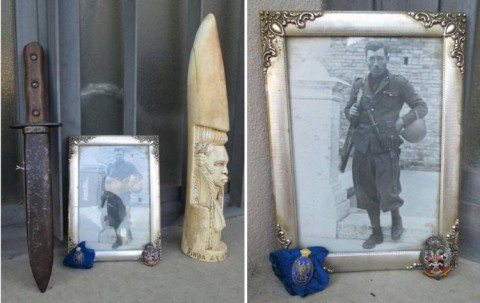 I - MILITARIA STORICA -  - CC.NN.  LEGIONARIO  GUERRA D�ETIOPIA E DI SPAGNA � SCULTURA AVORIO.