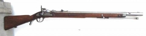 C - ARMI ANTICHE -  - AU  JAGER KARABINER WENZL Mod. 1854-67  A TABACCHIERA   Cal. 13,9.
