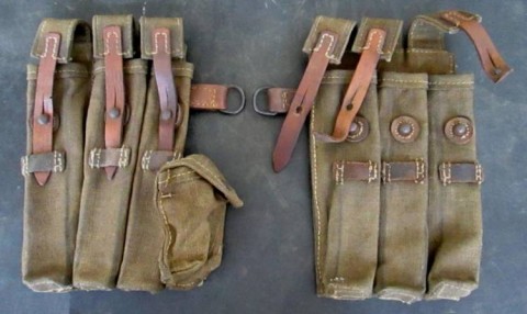 I - MILITARIA STORICA -  - COPPIA PORTACARICATORI  HEER/SS  MP.38/40.