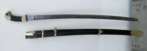 D - ARMI BIANCHE -  - SPADA SHASHKA 1934  con  BAIONETTA.