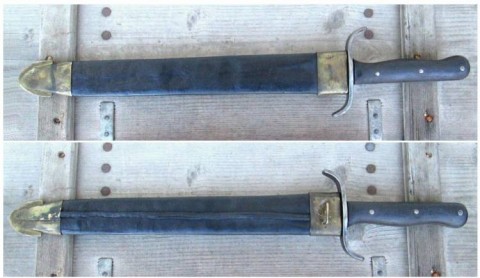 D - ARMI BIANCHE -  - AU DAGA da Pioniere M.1890.