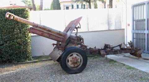 F - ARMI DISATTIVATE -  - CANNONE 100/ M.14  SKODA � E.I. 105/ M.14/61.