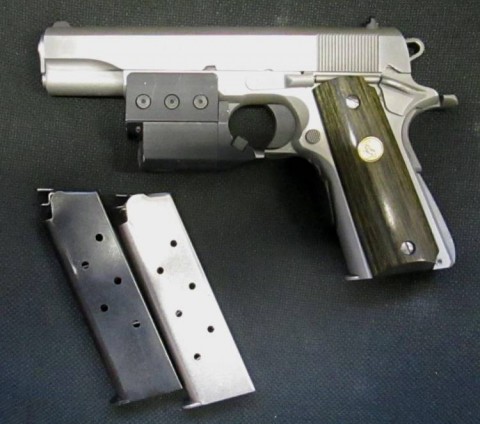 E - ARMI ATTIVE -  - COLT 1911 A1 MKIV  SERIE 80  Cal. 45 ACP + Puntatore Laser.