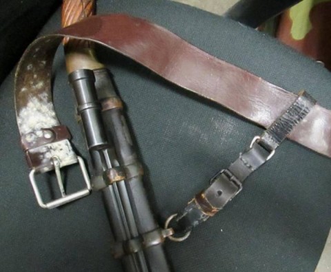 I - MILITARIA STORICA -  - WH   CINTURONE + SOSPENSIONE PER SHASKA COSACCHI.