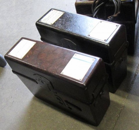 I - MILITARIA STORICA -  - WH  COPPIA  TELEFONI DA CAMPO