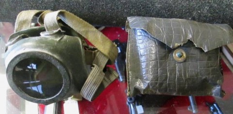 I - MILITARIA STORICA -  - KM   OCCHIALI  �AUER� IN GOMMA  75%.