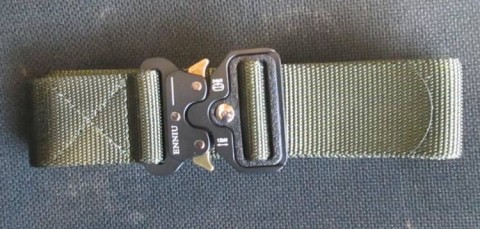 P - MATERIALE TIPO MILITARE - VESTIARIO (VE) - CINTURA a Sgancio Rapido x Pantaloni.  Cordura.