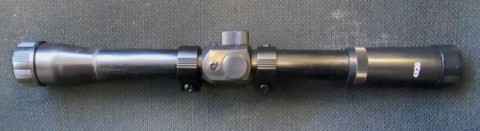 P - MATERIALE TIPO MILITARE - OTTICHE (O) - OTTICA  4x20   CARABINA  Cal. 22 / ARIA COMPRESSA.