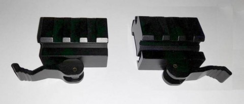 P - MATERIALE TIPO MILITARE -  - ATTACCO x SLITTA  PICATINNY A SGANCIO RAPIDO.		   			60,00			