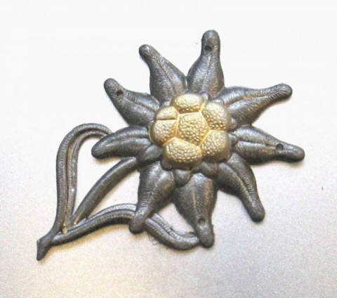 I - MILITARIA STORICA - DECORAZIONI (D) - WH  DISTINTIVO E.FELMUTZE GJ  �EDELWEISS�.				60,00