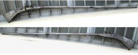 C - ARMI ANTICHE -  - FUCILE A PIETRA  SARDO  SEC. XVII