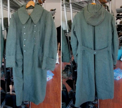 I - MILITARIA STORICA - DIVISE (DI) - W-SS   CAPPOTTO M.43 4 TASCHE CON CAPPUCCIO.					1.200,00