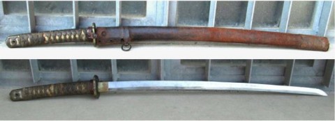 C - ARMI ANTICHE - ARMI GIAPPONESI (AG) - KATANA (Gendaito) UFF. II GM Lama  Shin-Shinto.