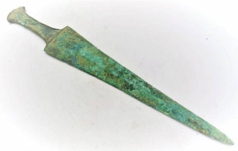 B - ARCHEOLOGIA - ARMI (AR) - Daga Micenea in Bronzo,   Antica Grecia,  1600�1100  a.C.  (317).