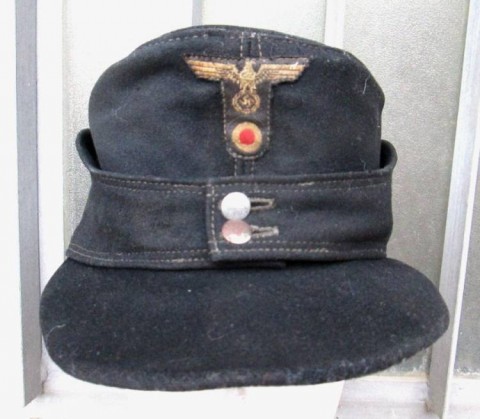 I - MILITARIA STORICA -  - HEER  EINEHEITSFELDMUTZE M.43 CARRISTI  Lana Nera.