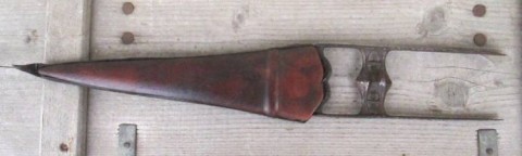 C - ARMI ANTICHE - PUGNALI (PU) - KATAR.  INDIA, SEC. XVIII.   FODERO IN CUOIO  SEC. XIX-XX.