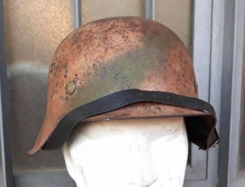 I - MILITARIA STORICA - ELMETTI (E) - LW-FD ELMETTO M.42 MIMETICO 2 COLORI   MONOFREGIO.