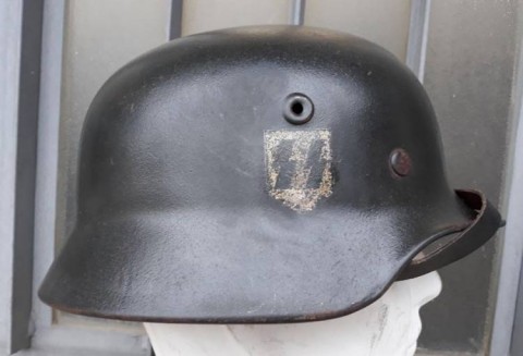 I - MILITARIA STORICA -  - ELMETTO  W-SS  M.40  BIFREGIO.