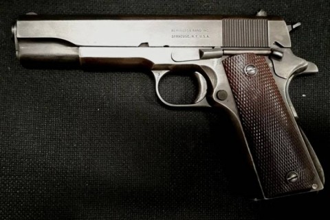 E - ARMI ATTIVE -  - REMINGTON RAND 1911A1  US ARMY  1943-03  (2 CANNE).