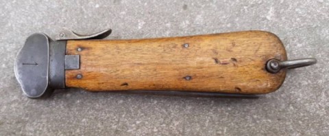 D - ARMI BIANCHE -  - COLTELLO GRAVITA� FJ  Mod. 1937 II TIPO BRUNITO (1)