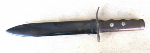 D - ARMI BIANCHE -  - PUGNALE M.V.S.N. DA MARCIA M.35 UFF.  (3)  Impugnatura Marrone.