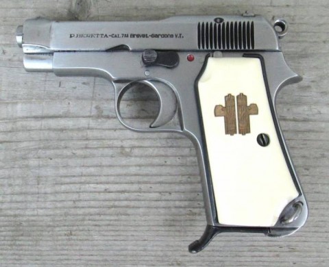 E - ARMI ATTIVE -  - PISTOLA BERETTA  Mod. 35  Gerarca Fascista. 1940. 					1.400,00