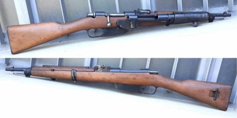 E - ARMI ATTIVE -  - MOSCHETTO CARCANO MOD. 28  CON TROMBONCINO.