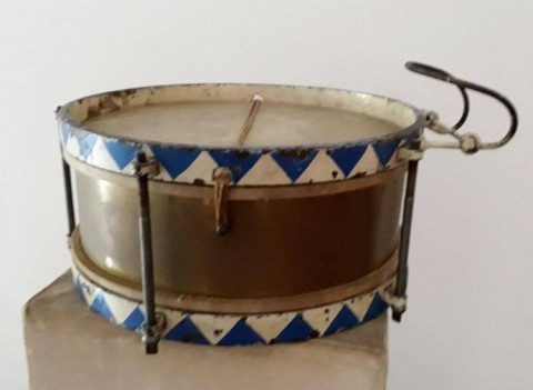 I - MILITARIA STORICA - EQUIPAGGIAMENTO (EQ) - TAMBURO PER BANDA MILITARE �HJ�  LAND BAVIERA.
