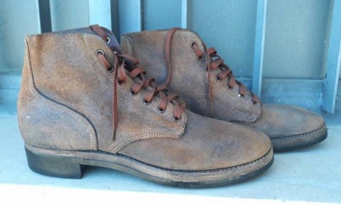 I - MILITARIA STORICA -  - US ARMY SCARPONCINI �Army service shoes type III� detti �Reverse upper�.