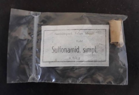 I - MILITARIA STORICA - EQUIPAGGIAMENTO (EQ) - WH 	MEDICINALE,  PASTIGLIE SULFAMIDICI.