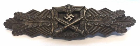 I - MILITARIA STORICA -  - DISTINTIVO NAHKAMPFSPANGE IN BRONZE.