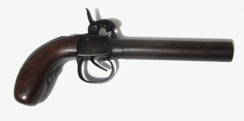 C - ARMI ANTICHE - PISTOLE (P) - PISTOLA �MAZZAGATTO�  Canna  svitabile.   Sec. XIX.