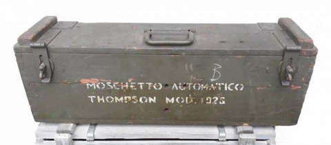 H - ACCESSORI - PARTI DI ARMA (PA) - USA � CASSA IN LEGNO PORTATHOMPSON 1928/A1