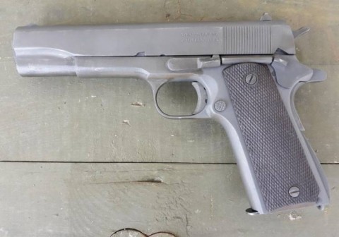 F - ARMI DISATTIVATE -  - PISTOLA REMINGTON RAND 1911A1  1943.