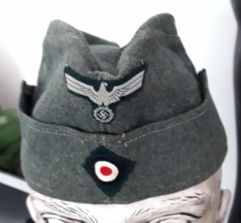 I - MILITARIA STORICA -  - HEER   	FELDMUTZE M.38  s/WaF  (2).