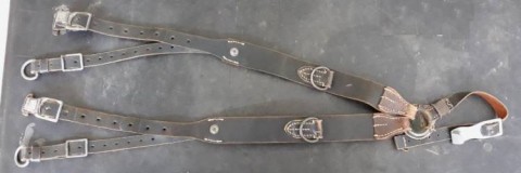 I - MILITARIA STORICA -  - WH   SPALLACCI A � Y � IN CUOIO.