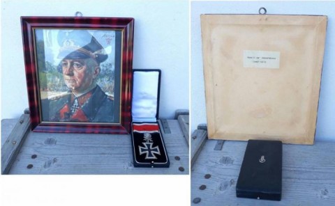 I - MILITARIA STORICA - DECORAZIONI (D) - RITTERKREUZ mit EICHENLAUB mit SCHWERTERN  �900� � �21�  IN SCATOLA.