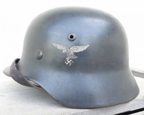 I - MILITARIA STORICA -  - LW   ELMETTO M.35   BIFREGIO  AQUILA 1� TIPO