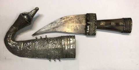 C - ARMI ANTICHE - PUGNALI (PU) - PUGNALE JAMBIJA. YEMEN, �7/800 (1)	