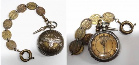 I - MILITARIA STORICA - DECORAZIONI (D) - OROLOGIO DEL KAISERLEITER  NSDAP  RICHARD DRAUZ.